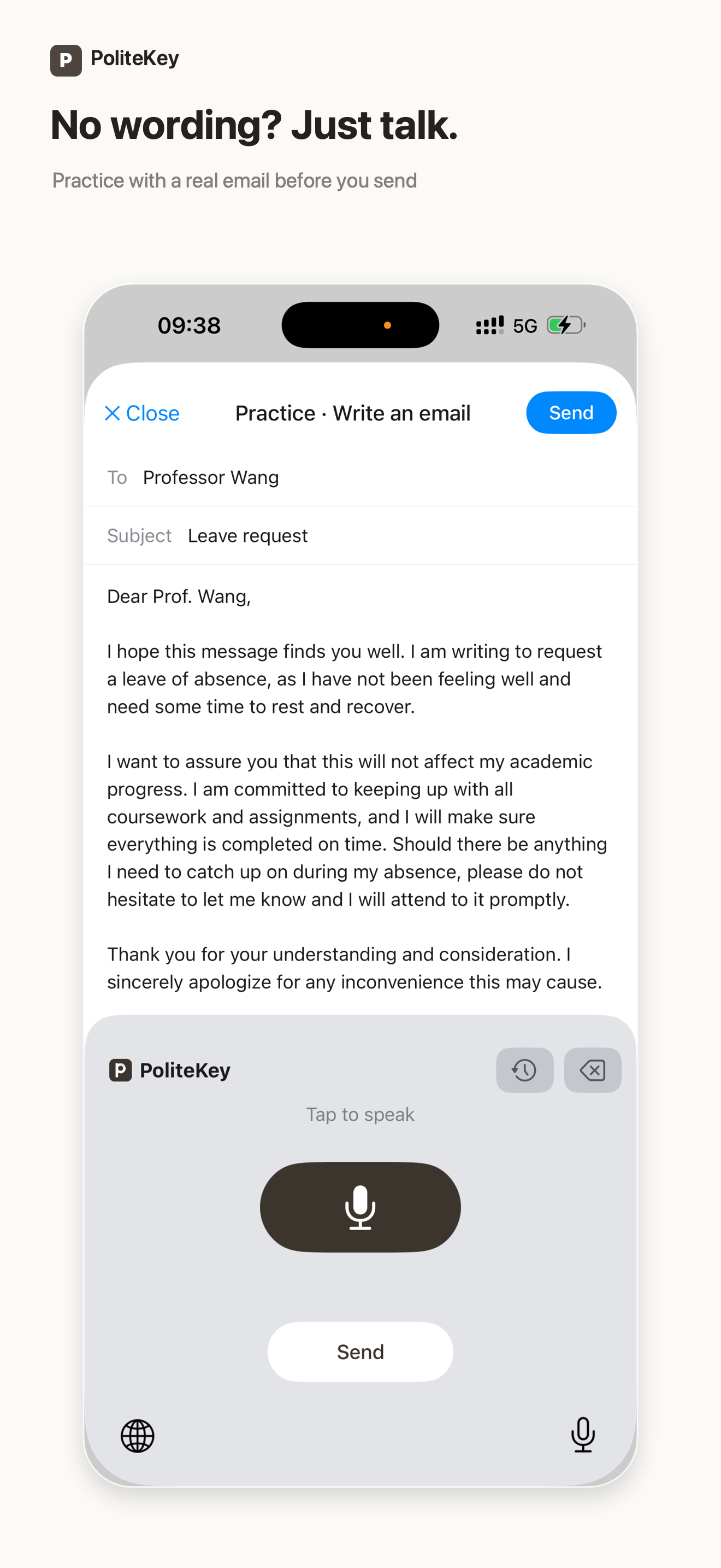 PoliteKey screenshot 5