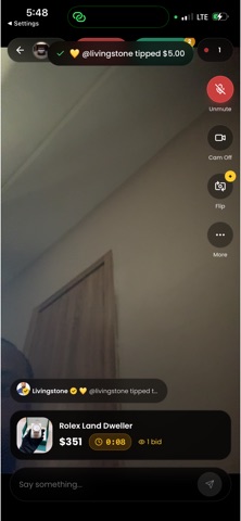 VoraLive App screenshot