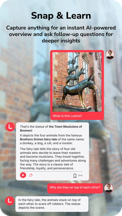 Lumiro AI Tour Guide Screenshot
