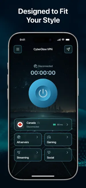 CyberGlow VPN - AI Secure Tool screenshot 4