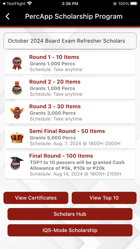 #2. ECE Reviewer (PERCApp) (iOS) By: PERCDC Learnhub Inc.
