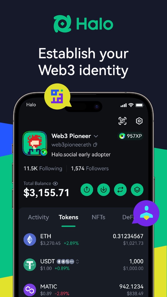 #2. Halo: Web3 Social App (iOS) 由: Halo Global Technology Limited
