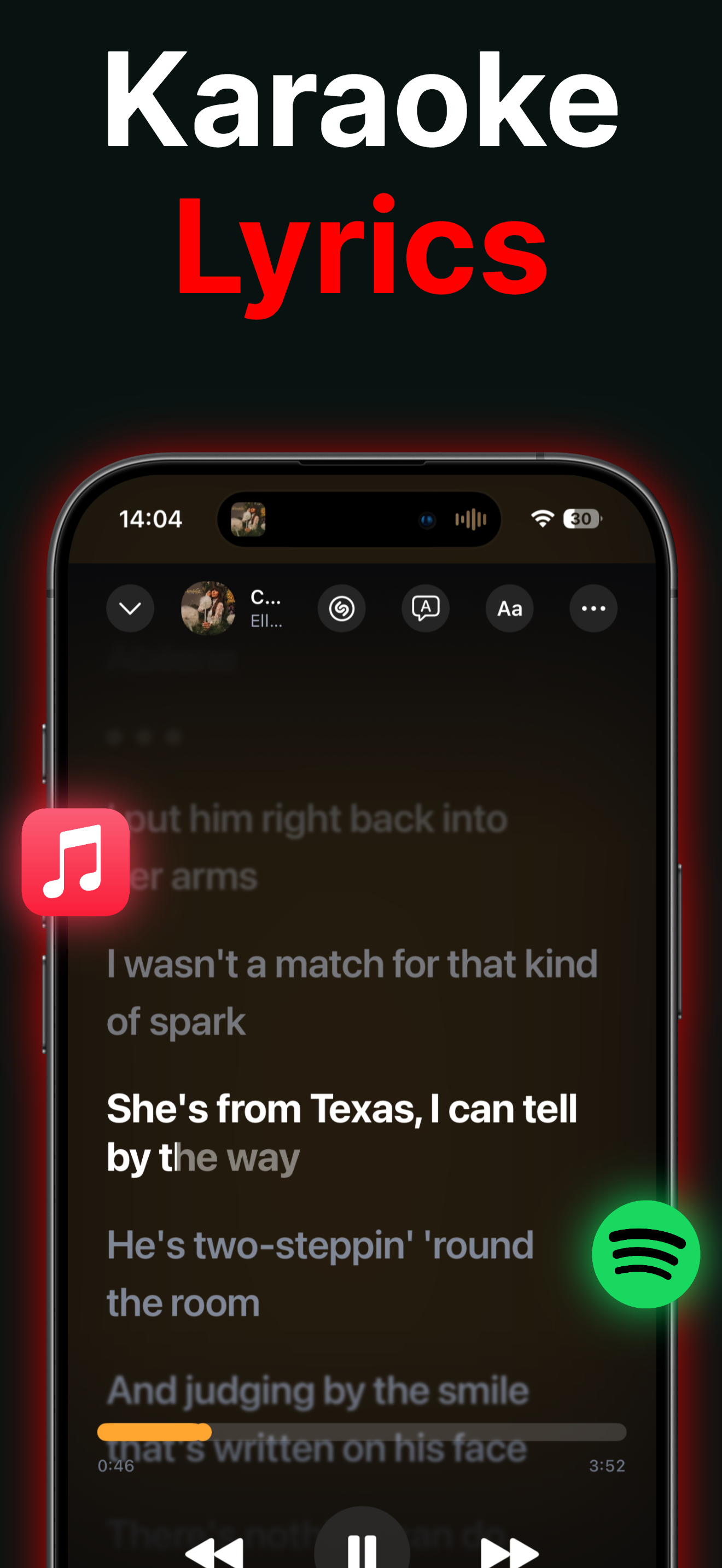 Dynamic Lyrics: Karaoke Songs screenshot 3