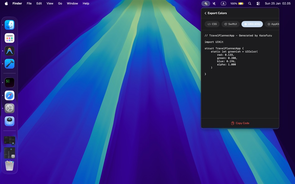 #3. Karafuru (macOS) Podle: Yefga Torra Prima