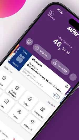 mPay - mobile payments screenshot 2