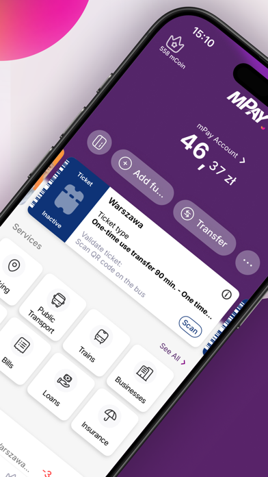 Screenshot #2 pour mPay - mobile payments