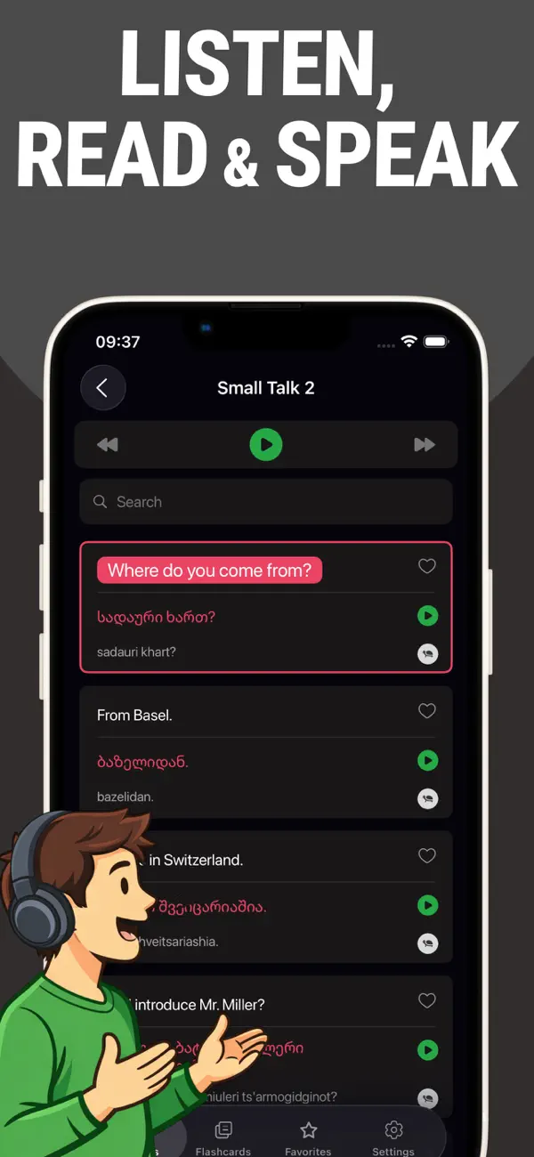 Screenshot #3 pour Learn Georgian - Lentil