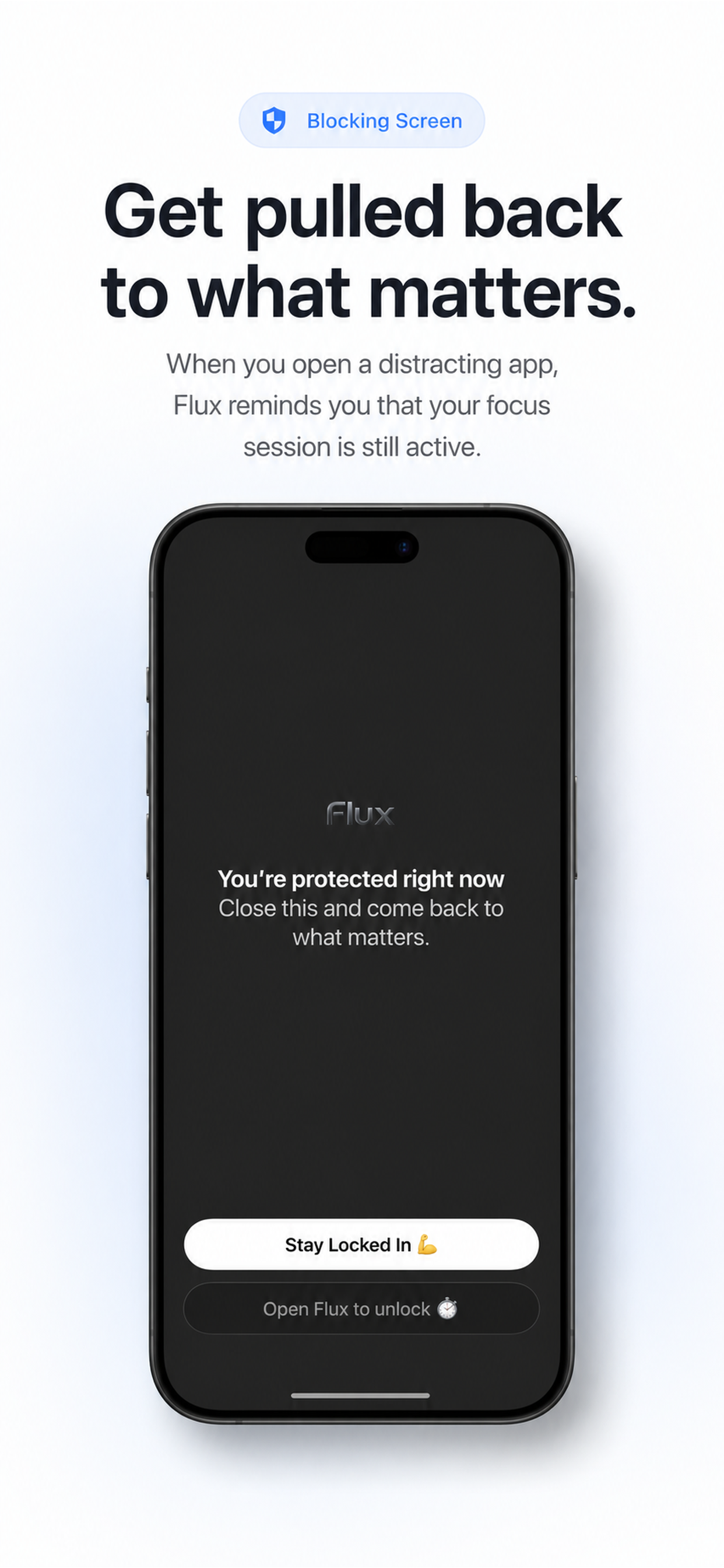 Screen time control-Flux screenshot 3