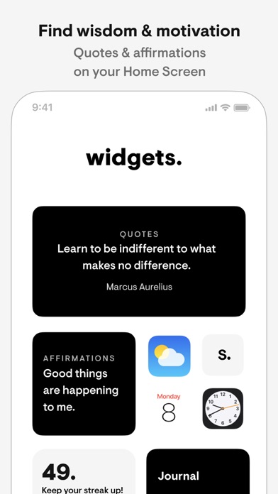 journal & mental health－stoic. Screenshot