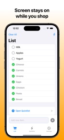 Grocery List: Plan your shop screenshot