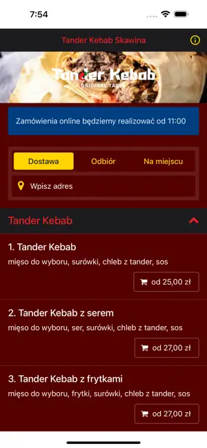 Tander Kebab Skawina screenshot 1