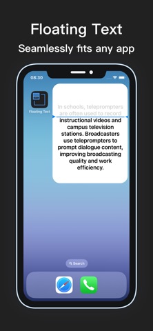 Floating Text - Teleprompter Screenshot 4 of 5