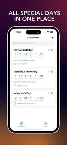 Dayglow: Countdown & Widget Screenshot 1 of 6