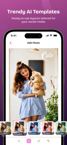 Phota : AI Photo Editor iPhone screenshot