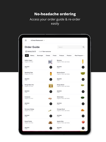 Shoppers Wholesale iPad screenshot