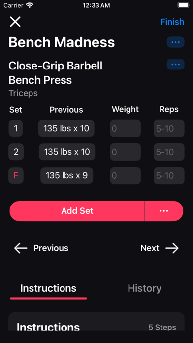 Anabolic - Workout App Screenshot
