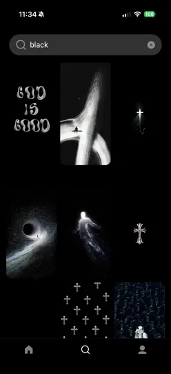 Captura de pantalla de Gallerie Wallpapers en iPhone 5