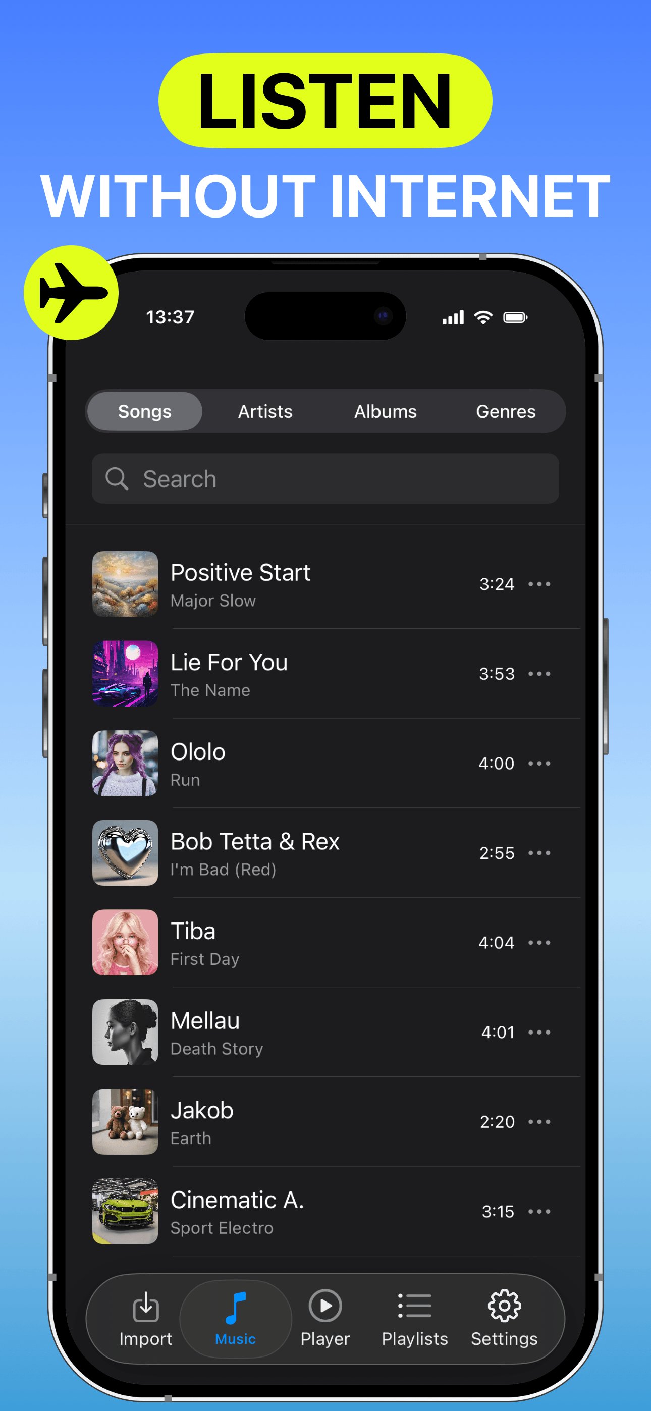 Anywhere - Music Player