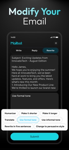 Mailbot - AI Email Writerのおすすめ画像2