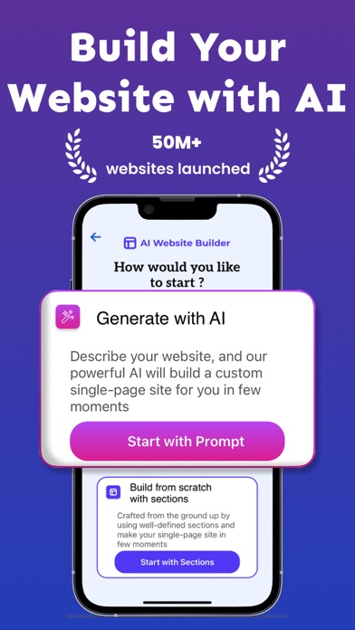 Website Creator - No code site Screenshot 1 of 6
