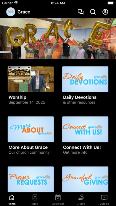 Grace United Church Caledonia app screenshot