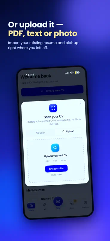 Ai Cv Builder - Resume Maker screenshot 2 of 6