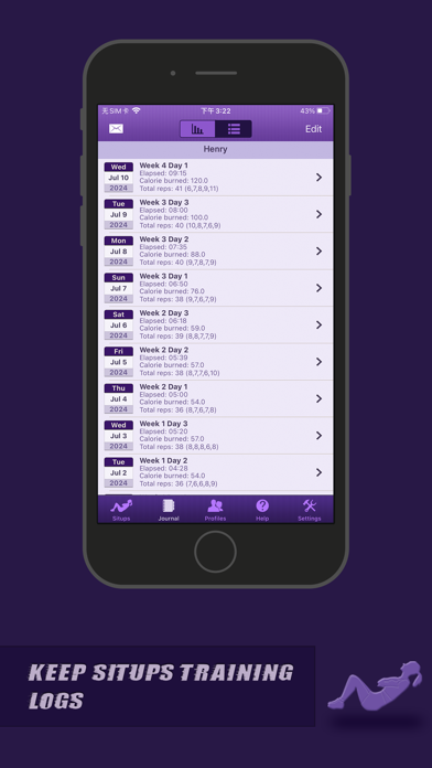 Situps Coach Pro Screenshot