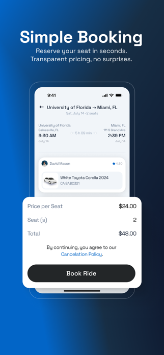 RIDEMATE Carpool Screenshot 3 of 9