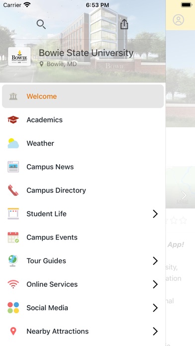Bowie State University Screenshot