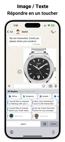 ReplyKit - Réponses rapides screenshot 2