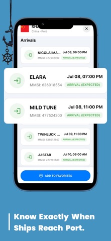 Marine Radar: Ship Tracking iPhone screenshot