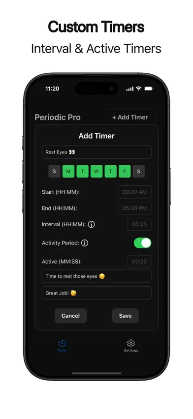 Periodic Pro: Custom Timers screenshot 3