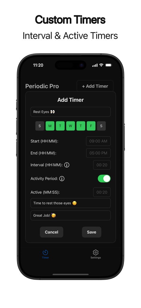 Periodic Pro: Custom Timers - Productivity App | MWM