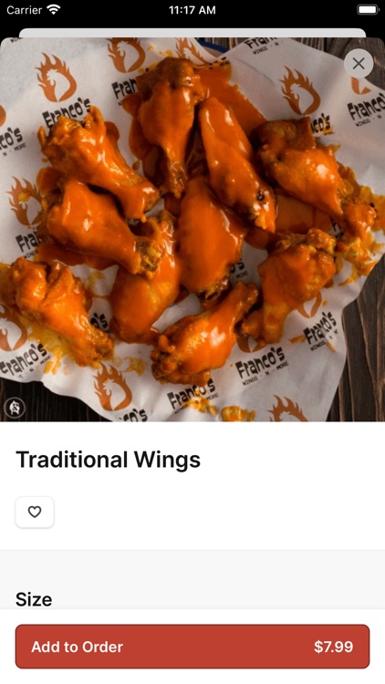 Franco's Wings N More screenshot-3