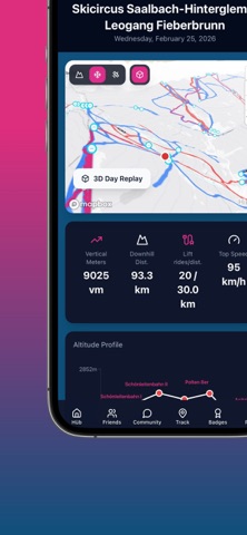 schüsss clüb – Ski Tracker screenshot