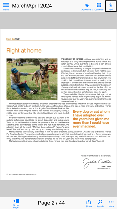 Best Friends Magazine Screenshot
