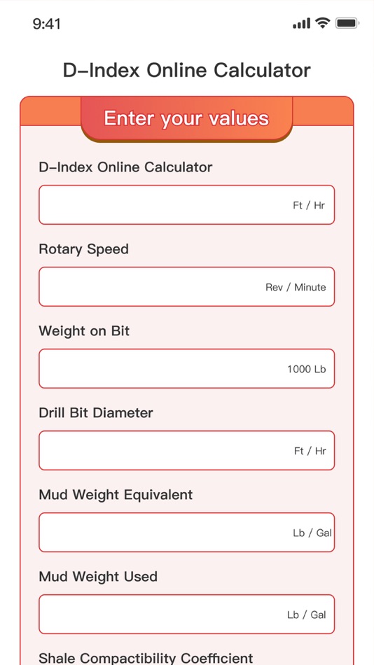 d-index calculator - 1.0 - (iOS)