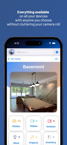 Just In Case: organized, clean screenshot