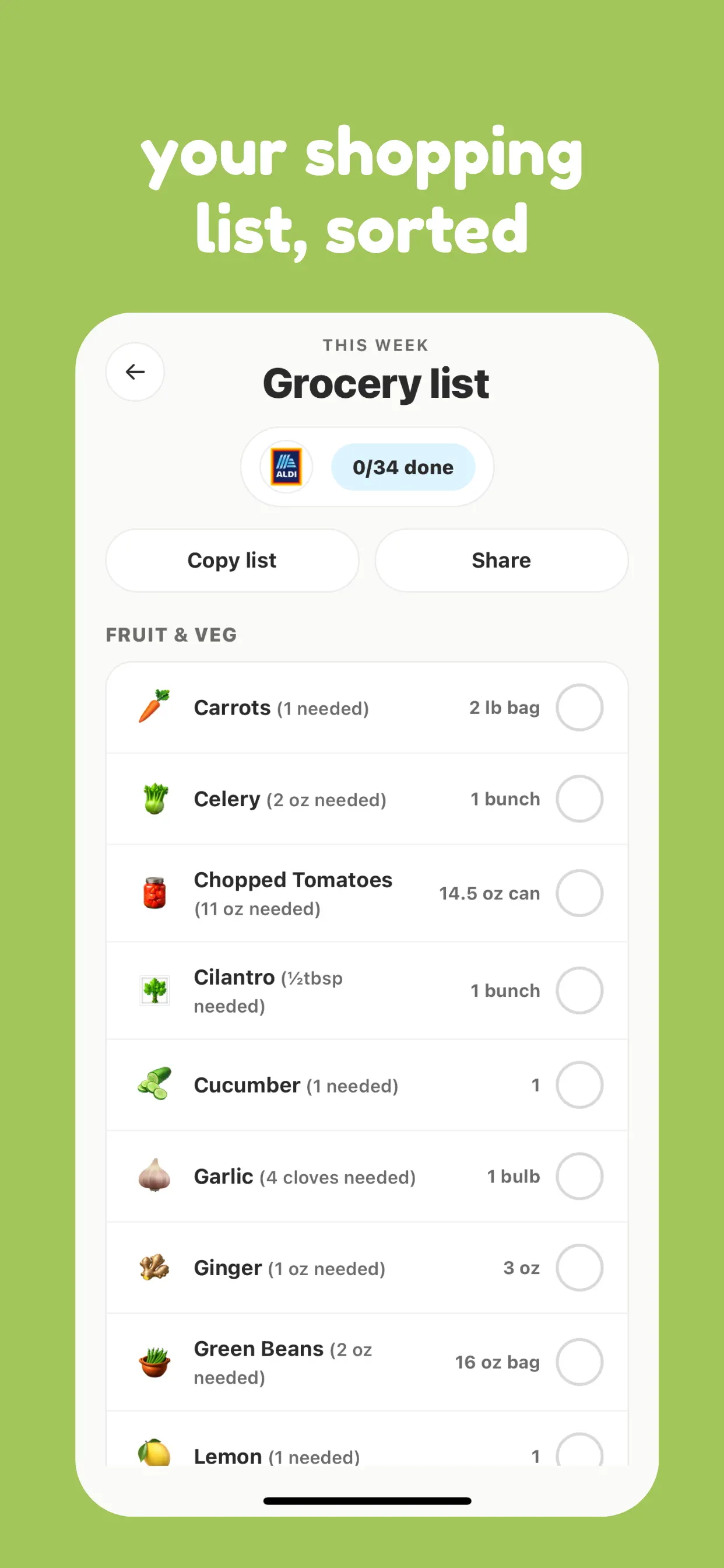 mise - meal planner 스크린샷 4