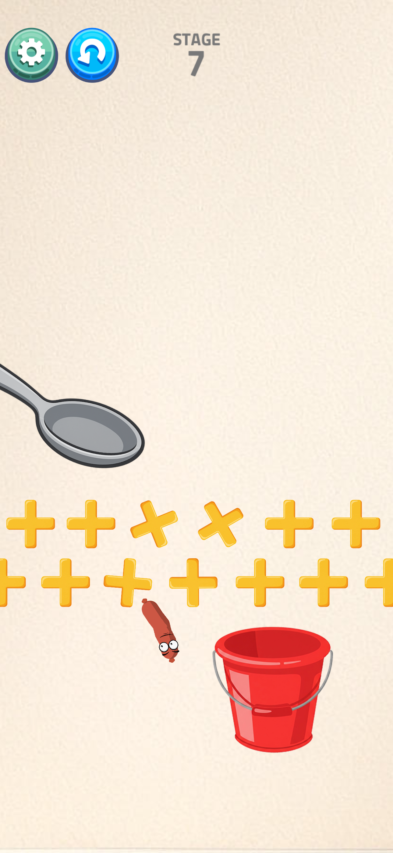 Sausage Flick : Spoon Physics screenshot 8