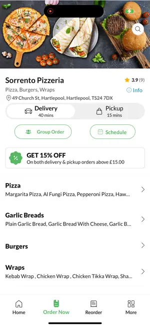 Sorrento Pizzeria screenshot 2