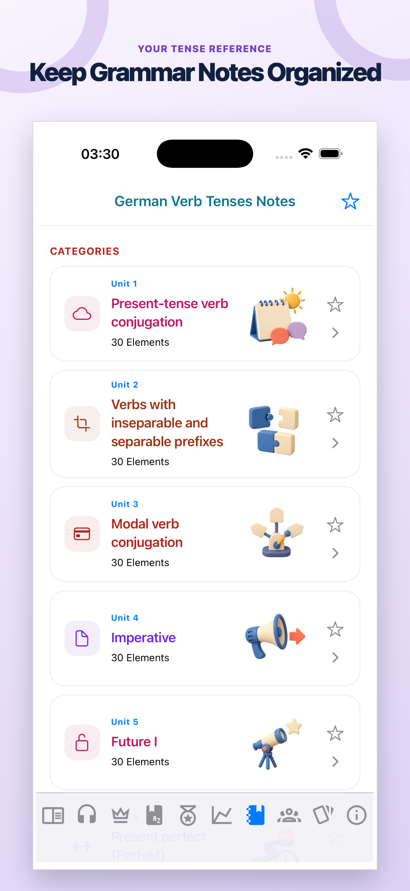 German Verb Tenses screenshot 8