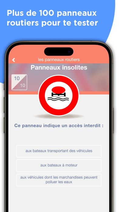 Screenshot #2 pour Quiz Panneaux Code de la route