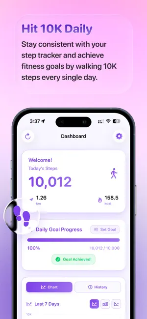 10K Steps Club AI Step Counter screenshot 1