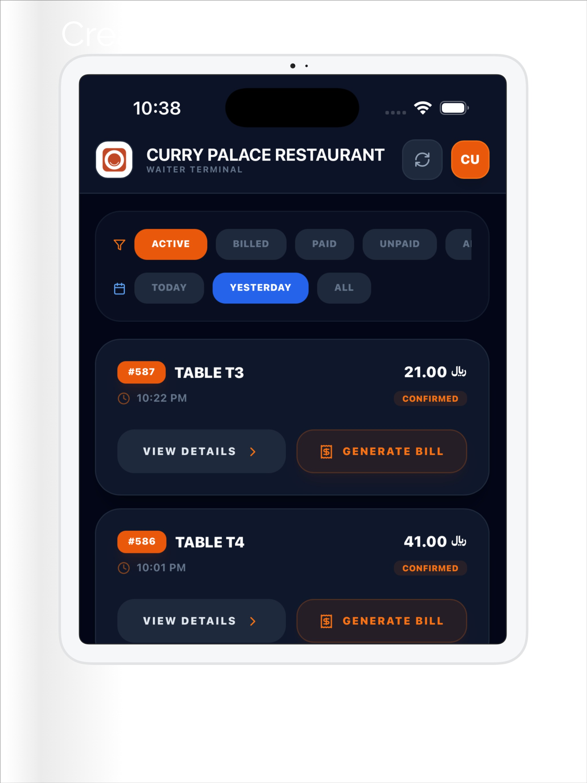 Orderown Waiter screenshot 11