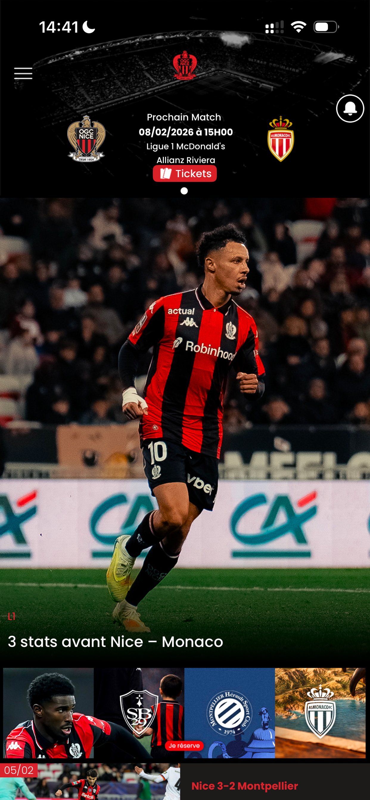 OGC Nice (Officiel) screenshot 2