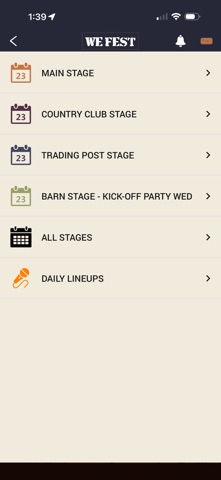 WE Fest Country Music Fest MN iPhone screenshot