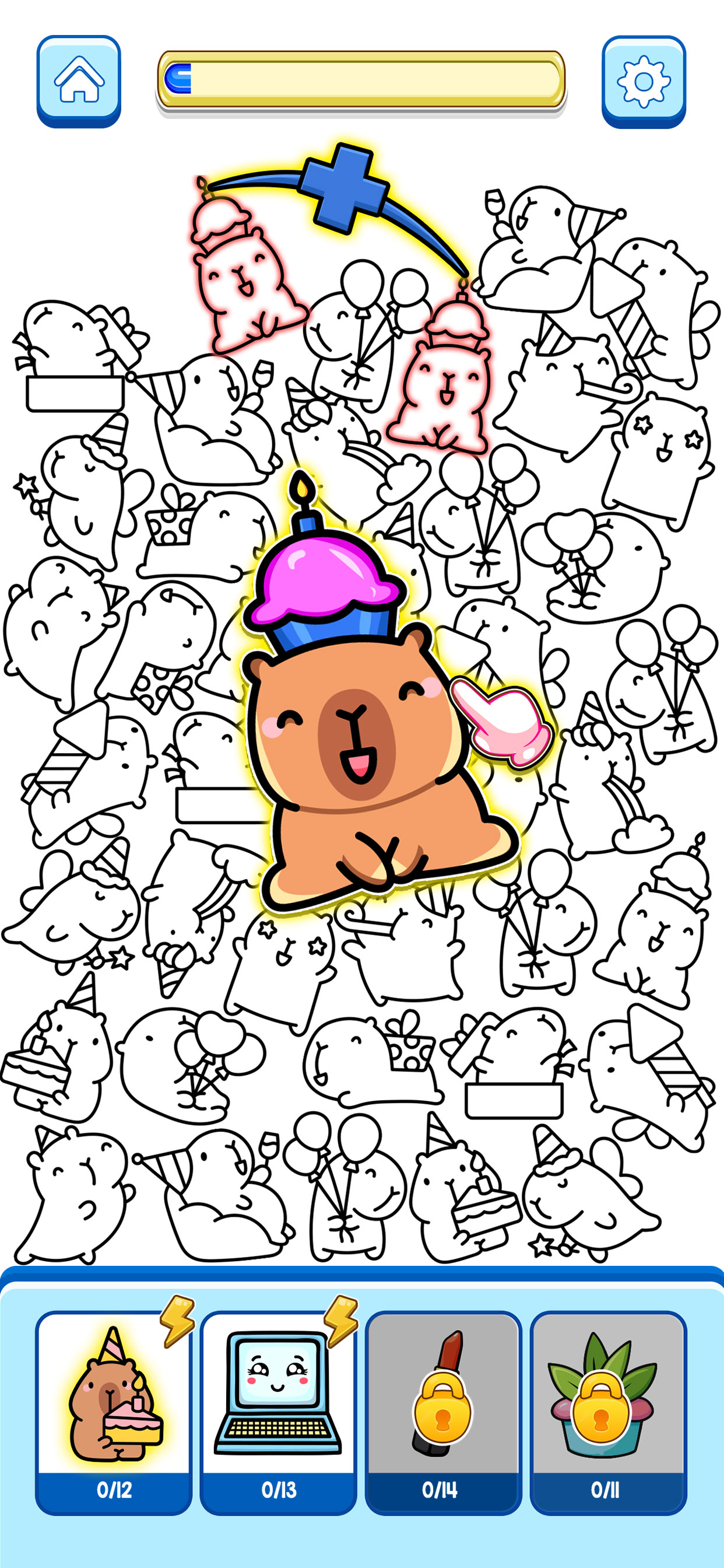 Merge Sticker Playbook Game 2D