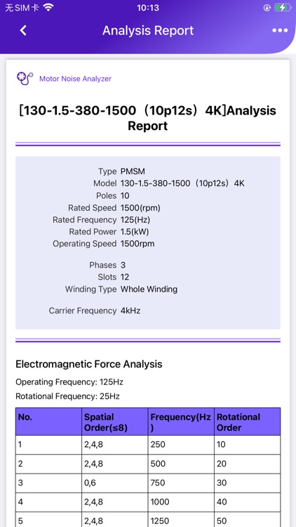 Motor Noise Analyzer