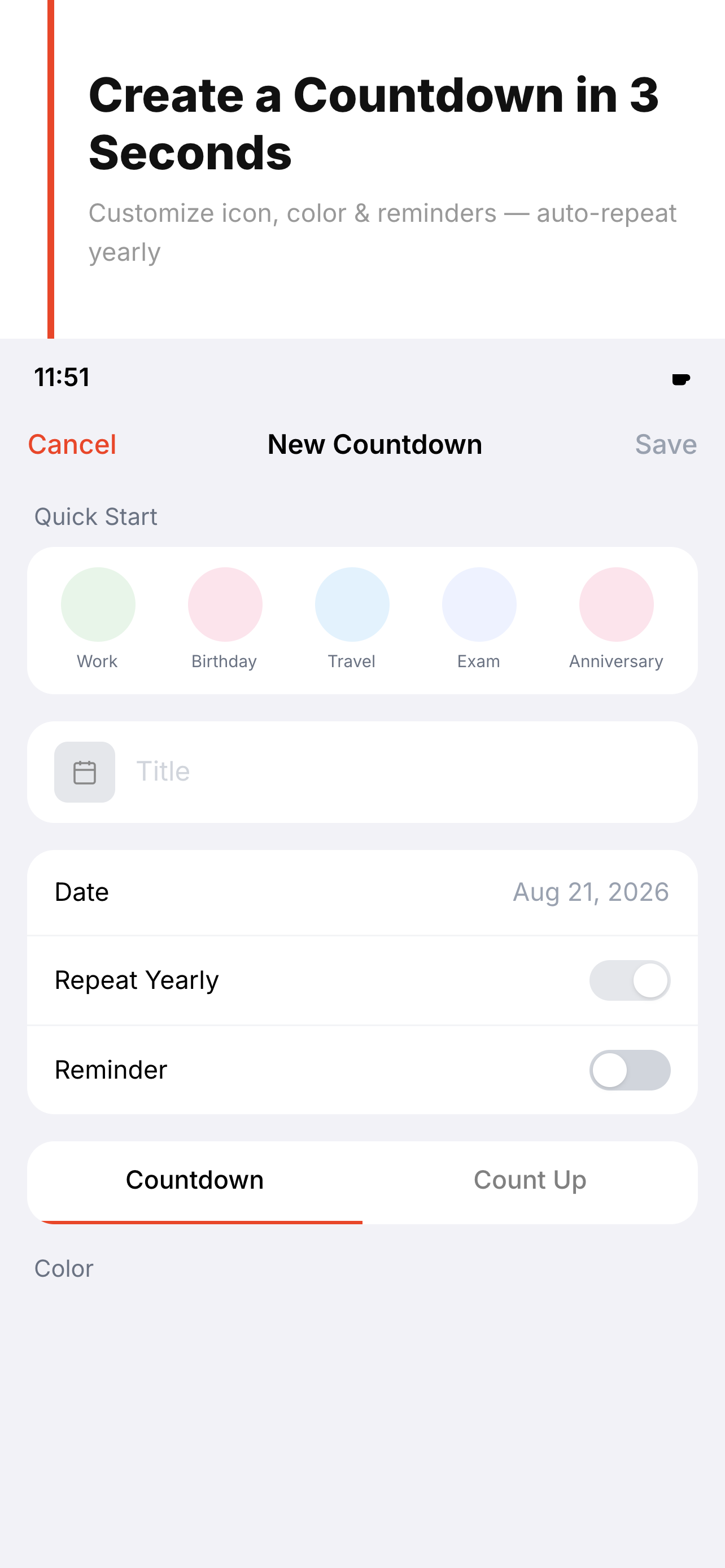 Days Until Countdown - Widget screenshot 3